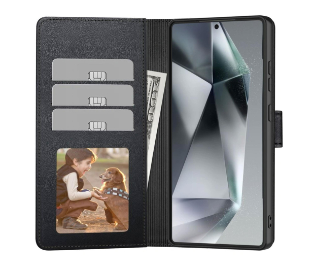 Tech-Protect Wallet Do Galaxy S25 FE Black - 1367292 - zdjęcie 2